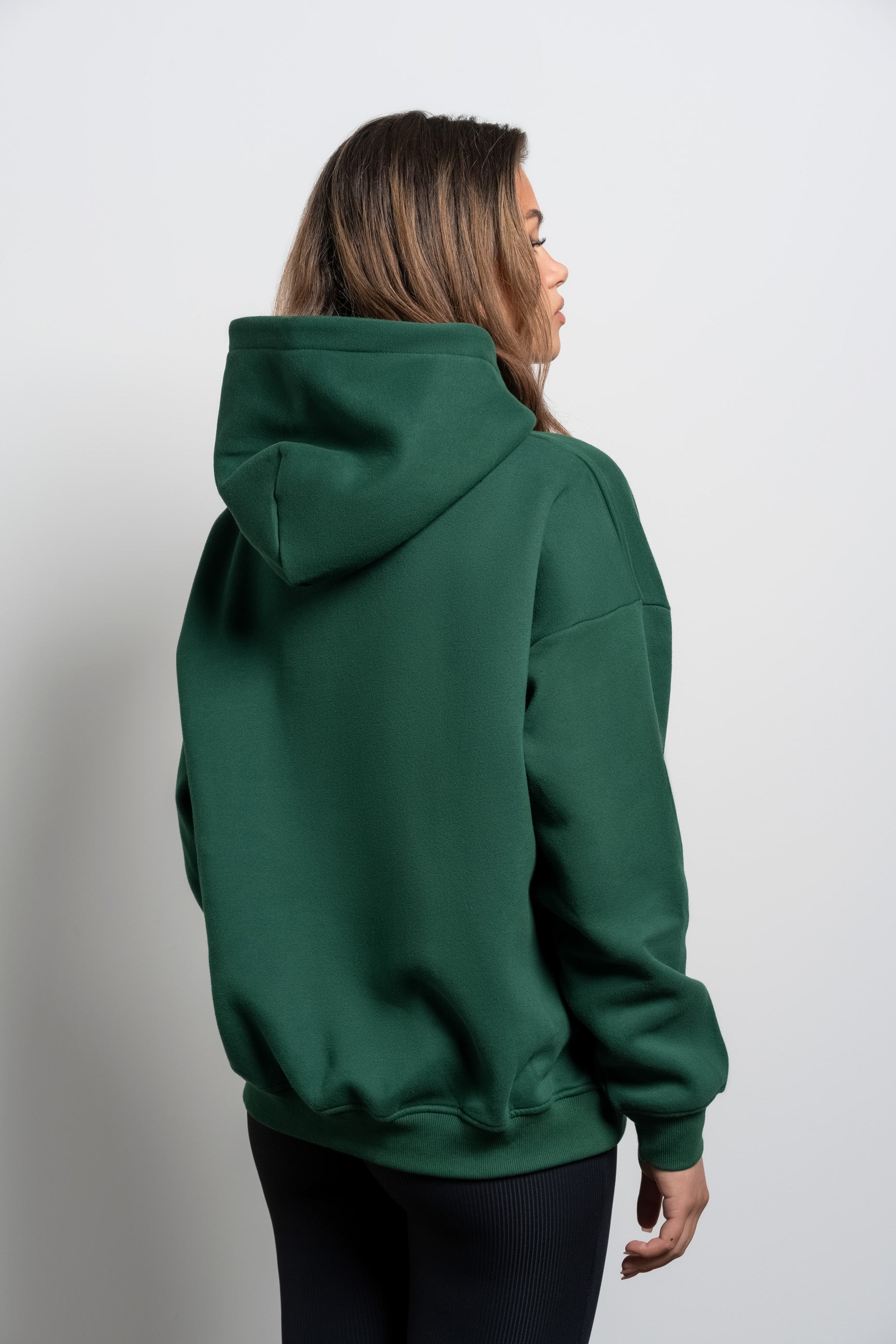 Green Racing Hoodie - for dame - Famme - Hoodie