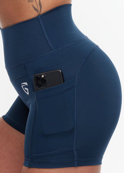 Future Pocket Shorts - Dark Blue - for kvinde - GYMONE - Shorts