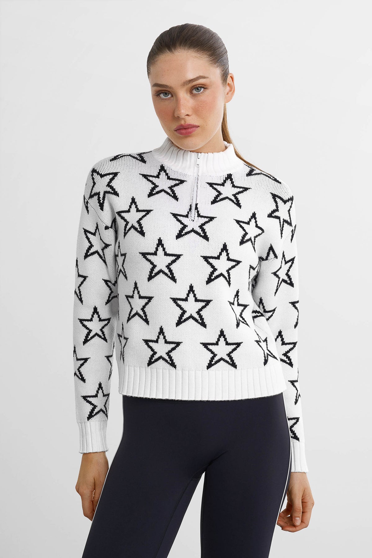 Chunky gebreide sterrentrui
