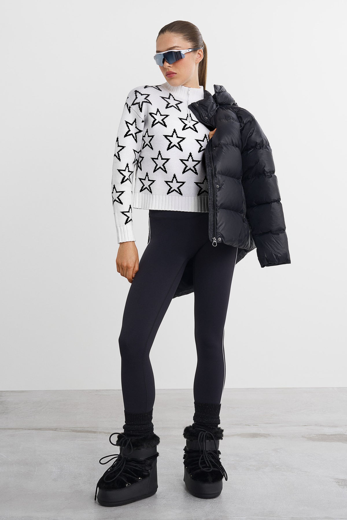 Chunky gebreide sterrentrui
