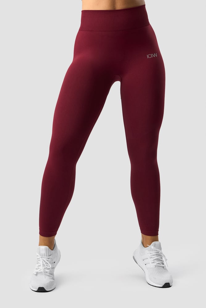 define seamless tights burgundy