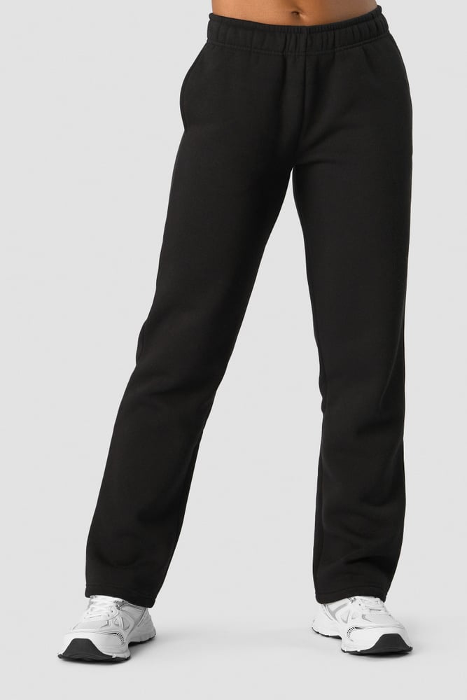 everyday straight leg sweatpants black