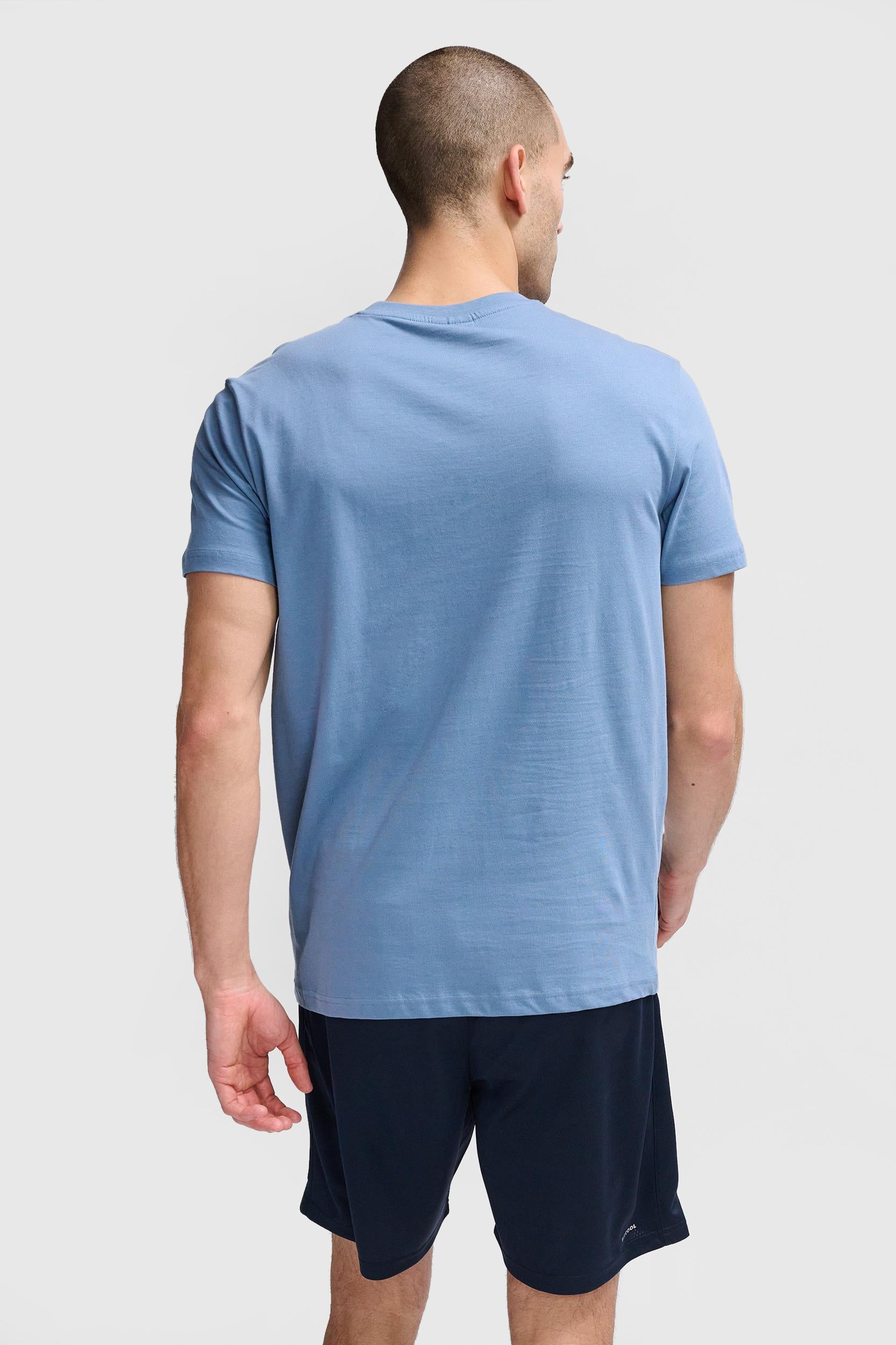 HUMMEL - Hmlactive Co Tee S/s - Coronet Blue