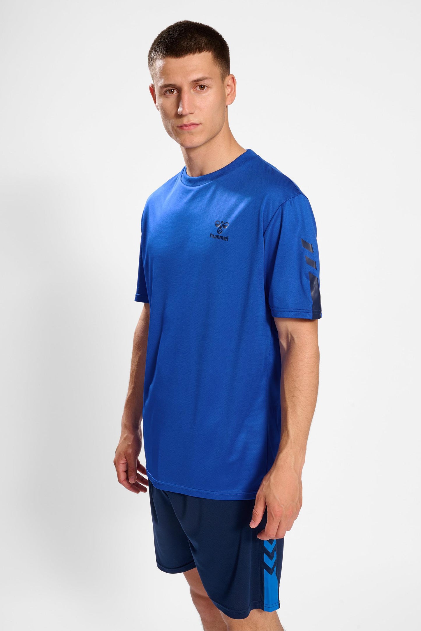 HUMMEL - Hmlactive Pl Jersey S/s - Princess Blue