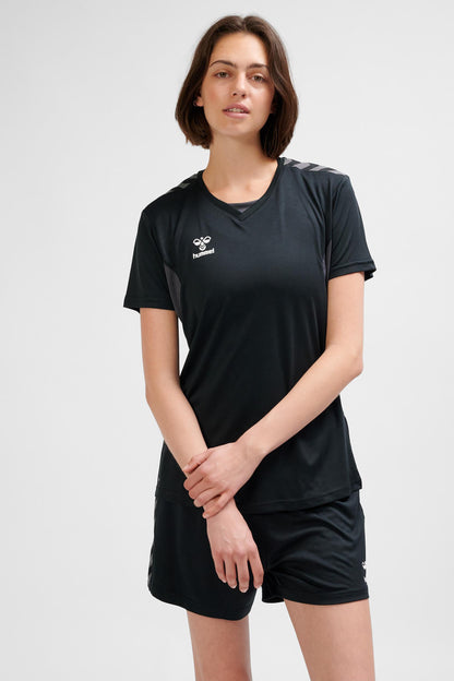 HUMMEL - Hmlauthentic Pl Jersey S/s Woman - Black