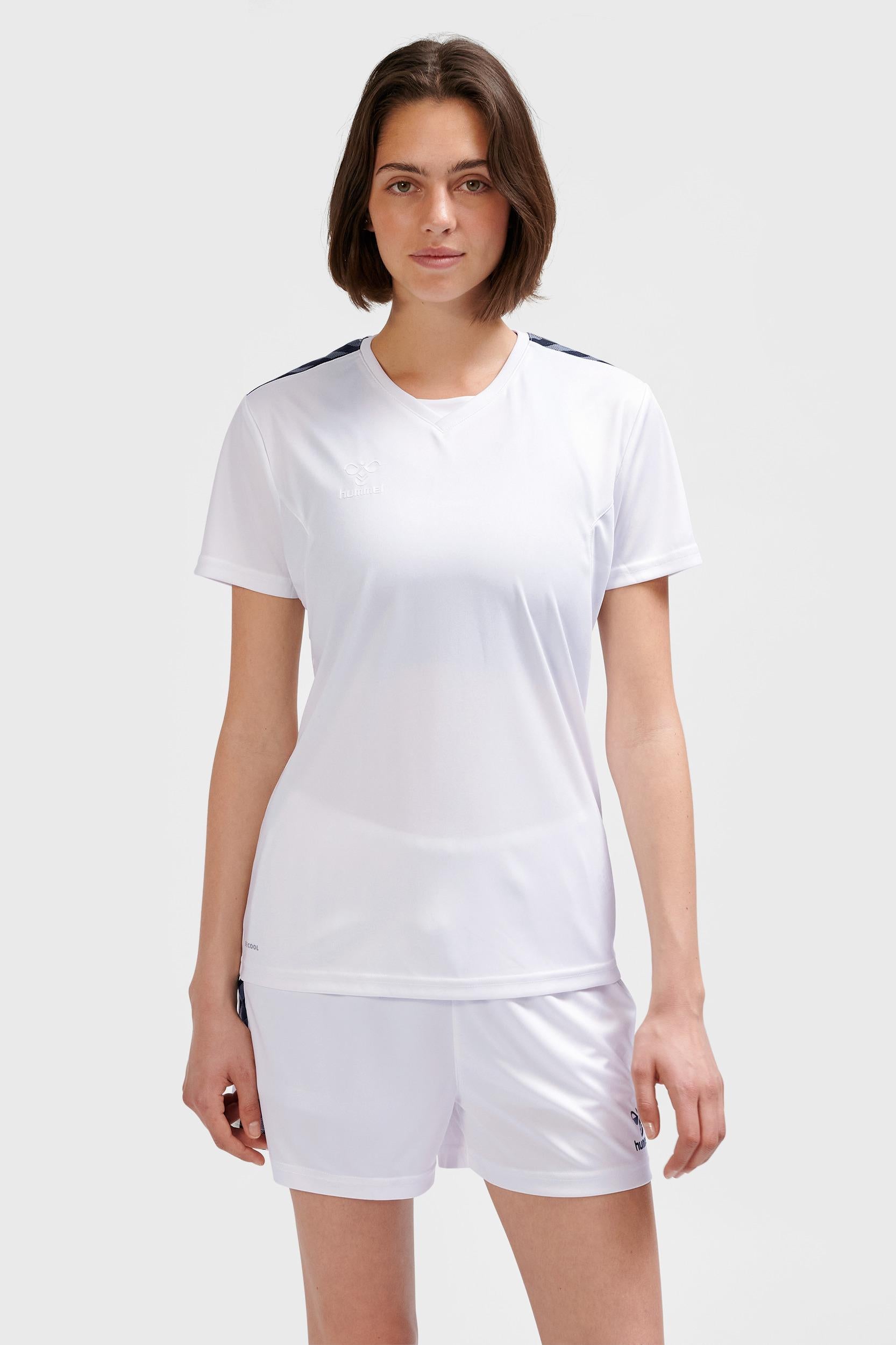 HUMMEL - Hmlauthentic Pl Jersey S/s Woman - White