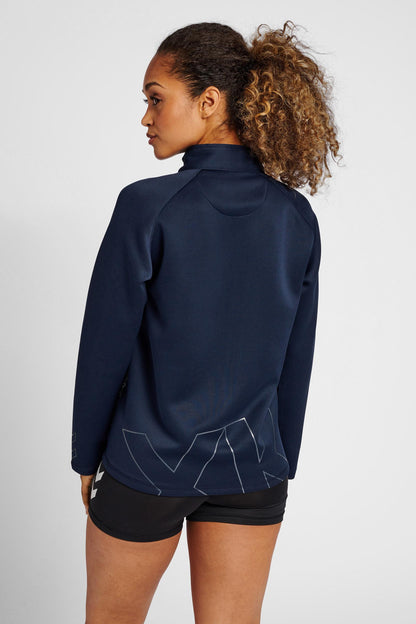 HUMMEL - Hmlcima Xk Zip Jacket Woman - Marine