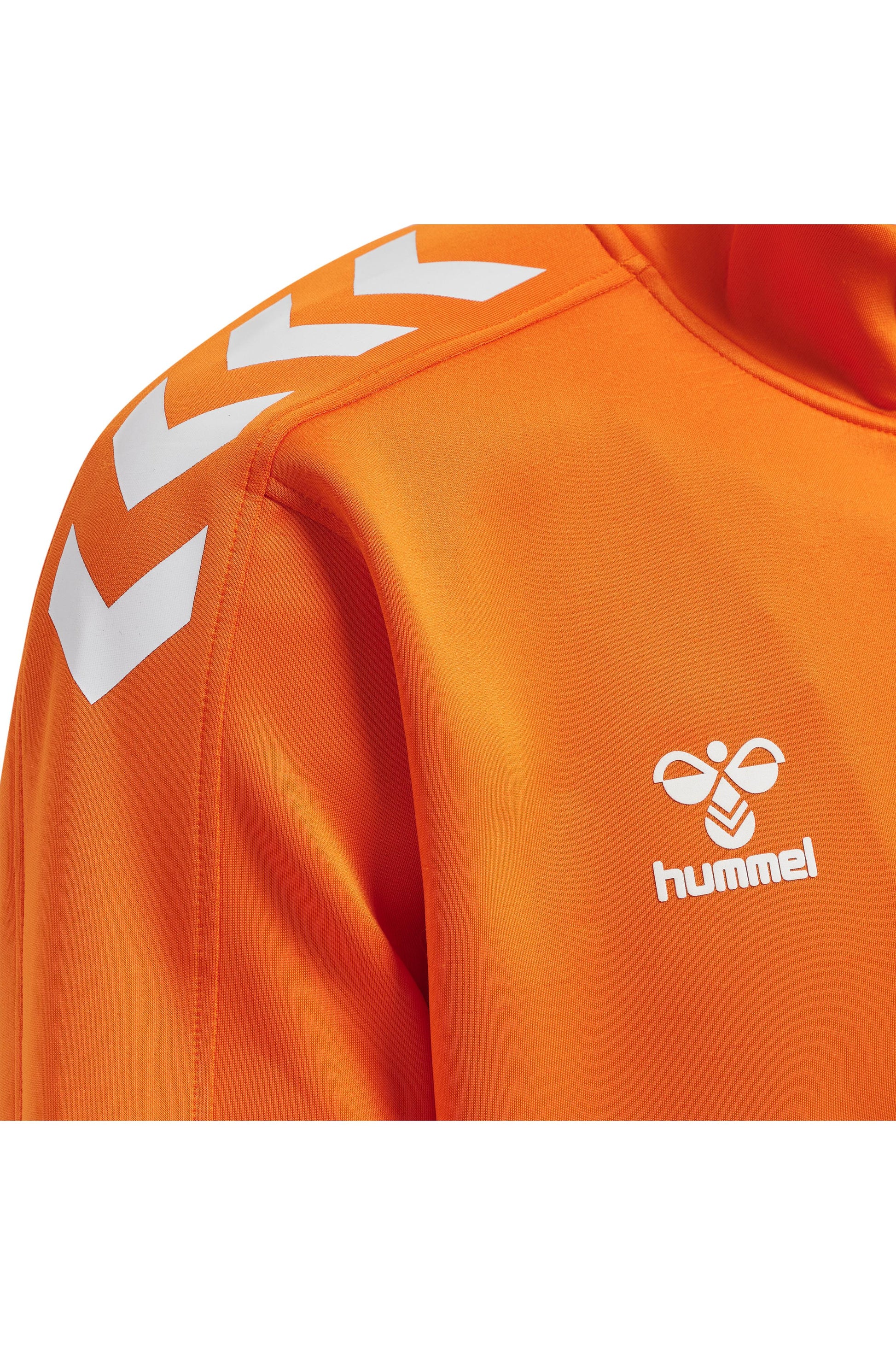 HUMMEL - Hmlcore Xk Poly Zip Sweat - Orange Tiger