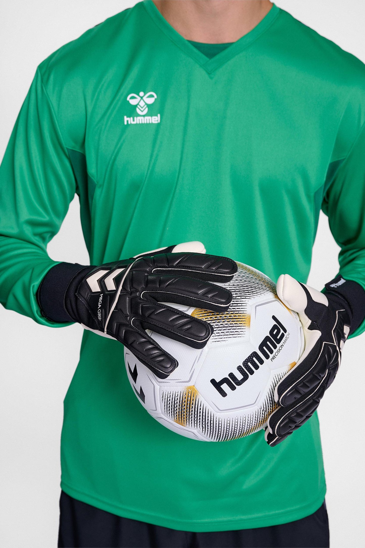 HUMMEL - Hmlgk Gloves Mega Grip - Black/white