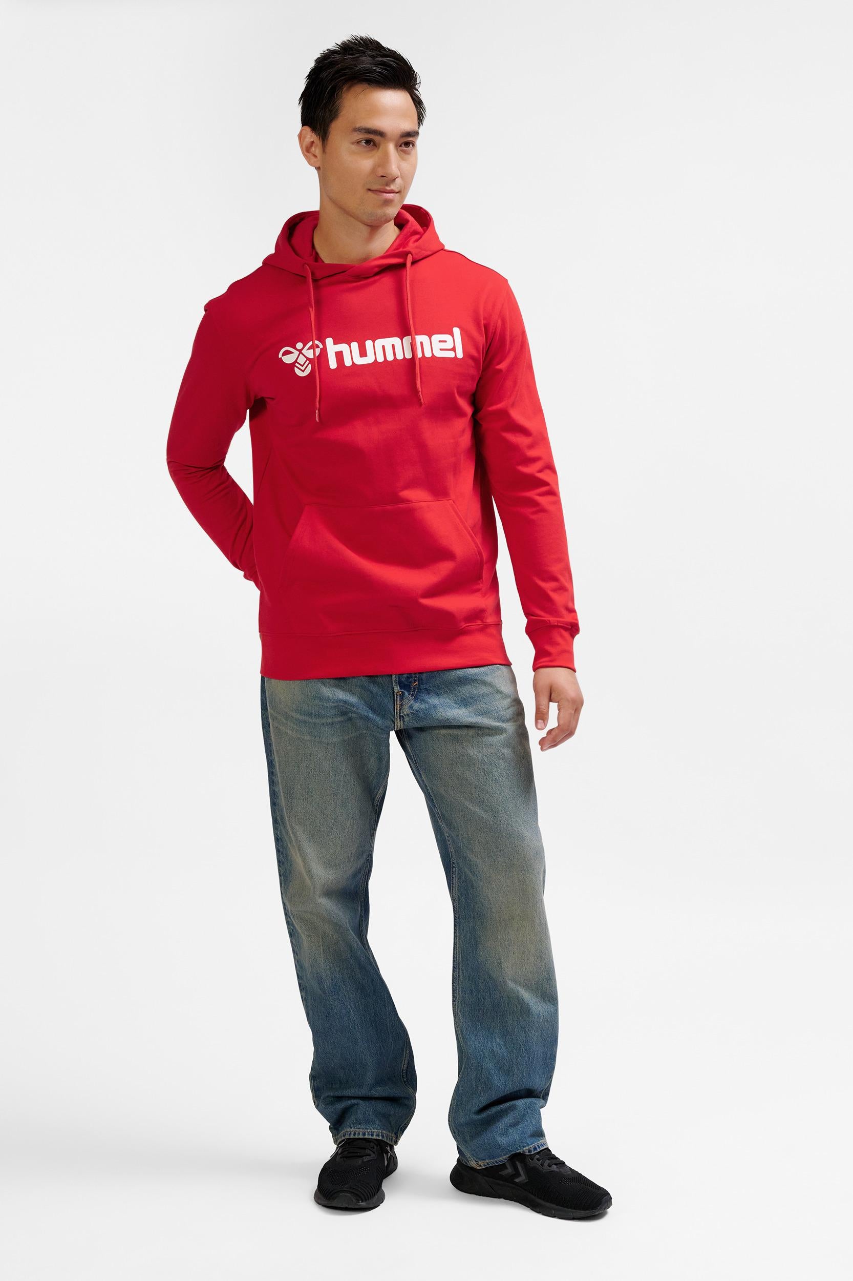 HUMMEL - Hmlgo 2.0 Logo Hoodie - True Red