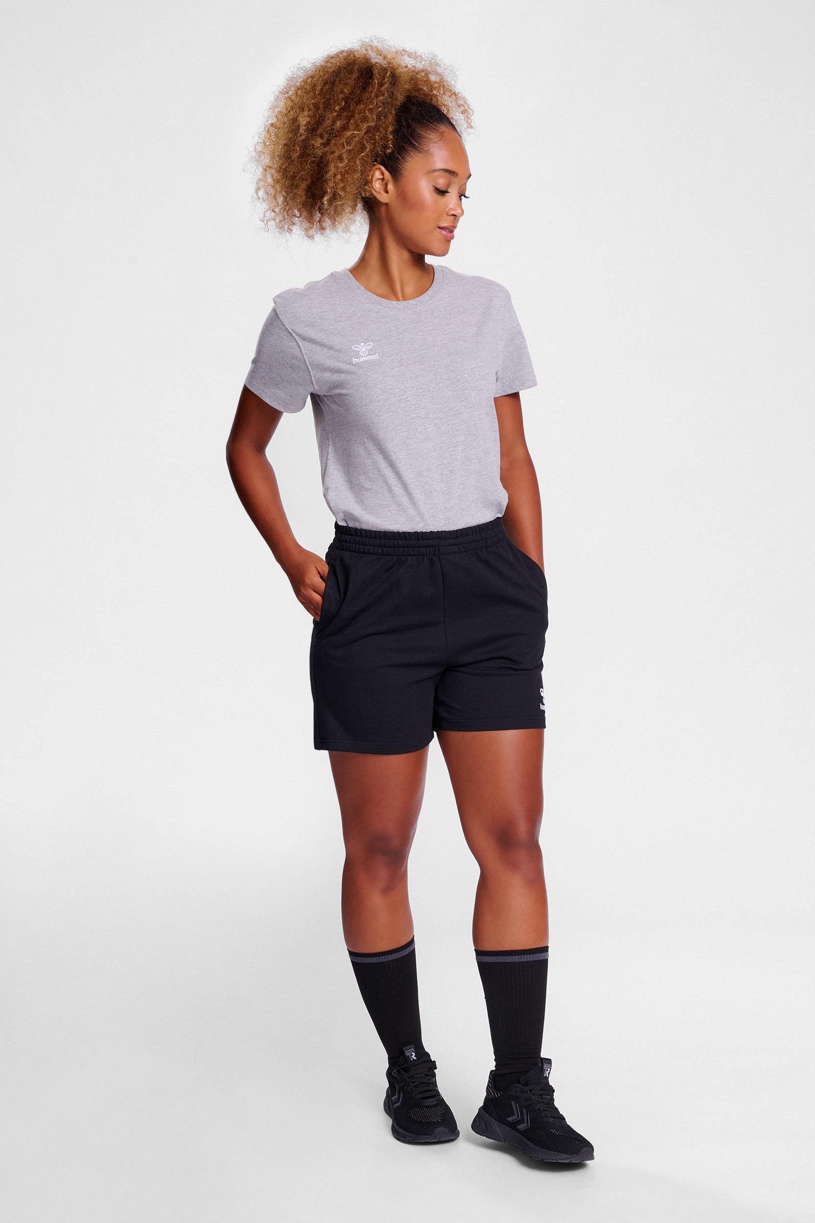 HUMMEL - Hmlgo 2.0 T-shirt S/s Woman - Grey Melange