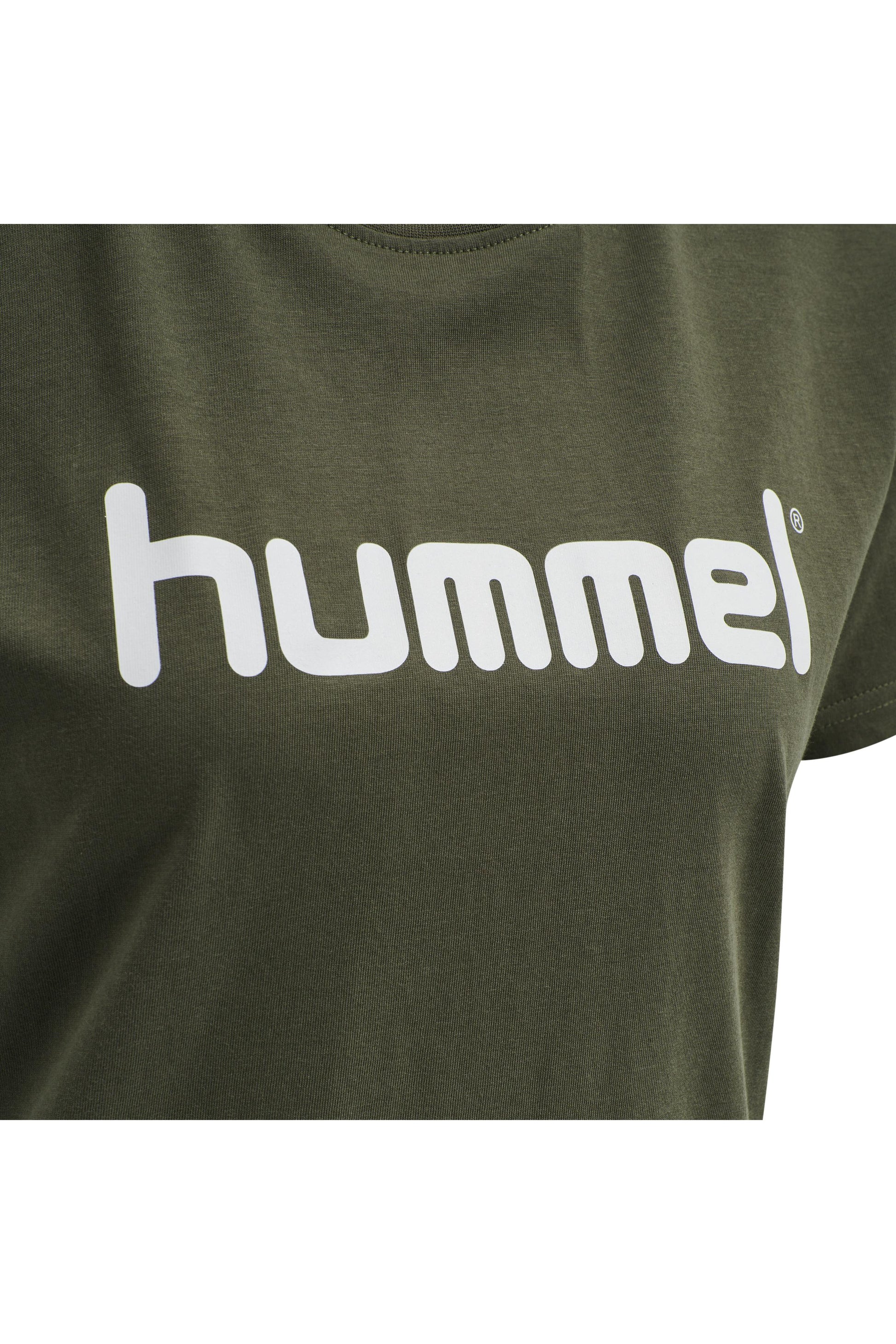 HUMMEL - Hmlgo Cotton Logo T-shirt Woman S/s - Grape Leaf