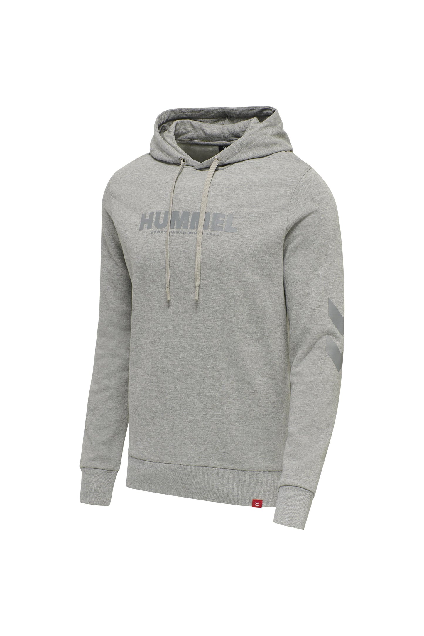 HUMMEL - Hmllegacy Logo Hoodie Plus - Grey Melange