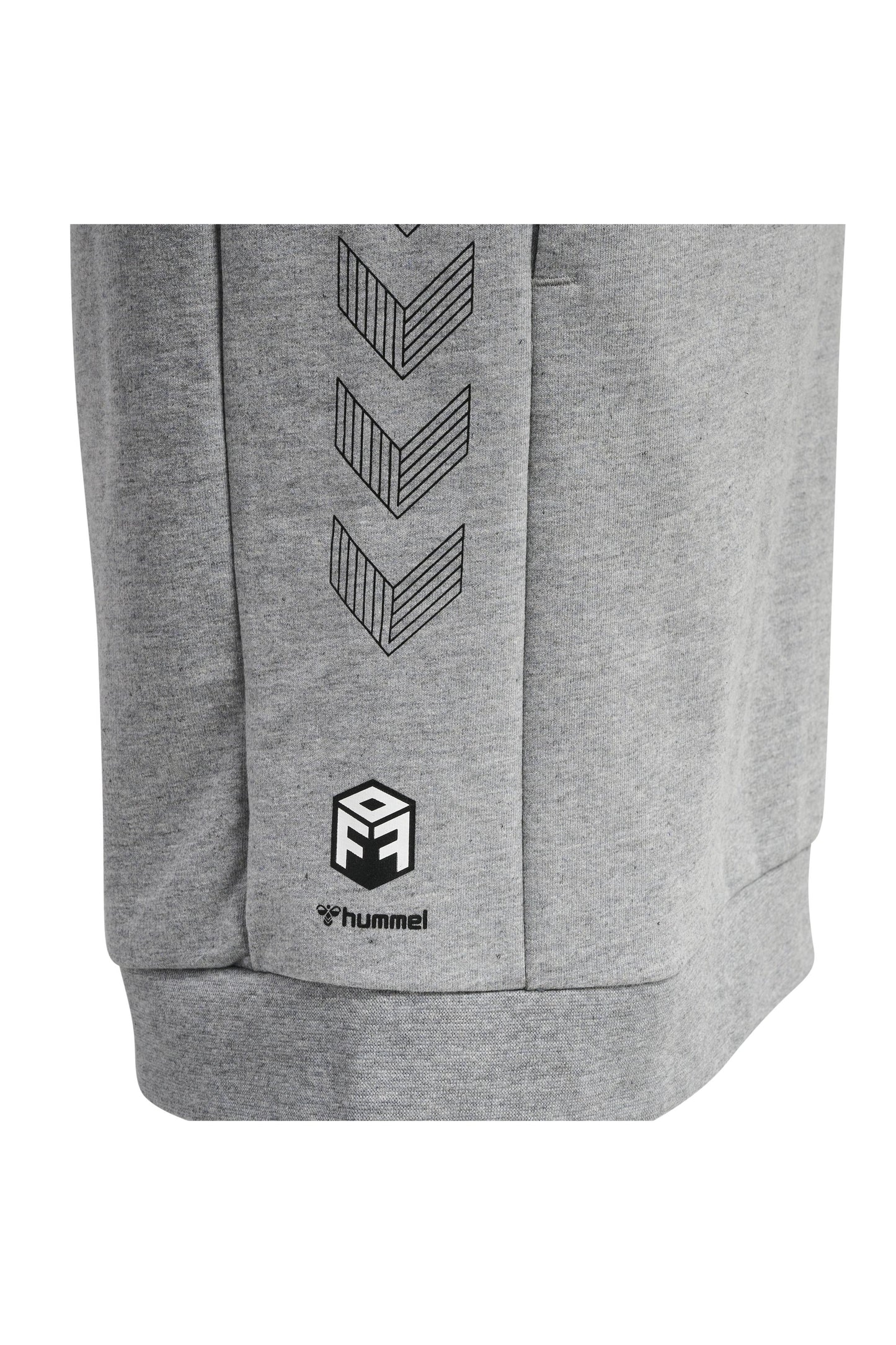 HUMMEL - Hmlmove Grid Cotton Sweatdress Kids - Grey Melange