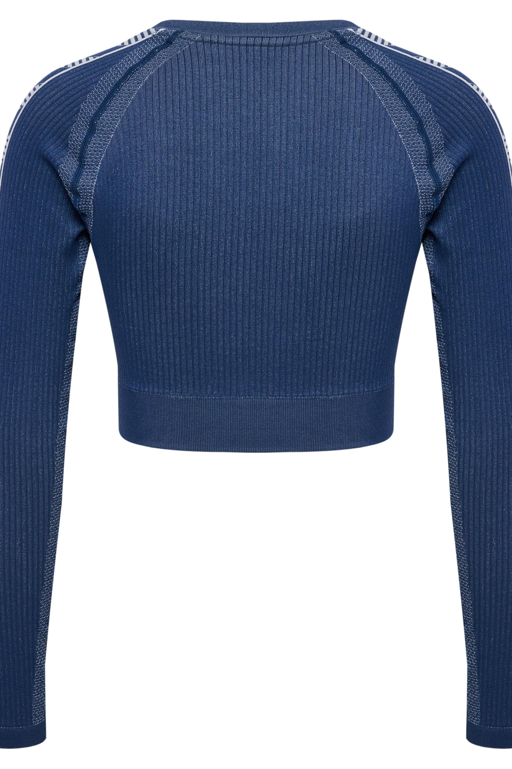 HUMMEL - Hmlmt Blaze Seamless T-shirt L/s - Insignia Blue