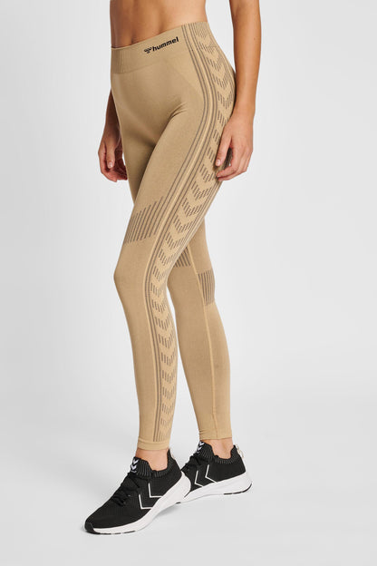 HUMMEL - Hmlmt Shaping Seamless Mw Tights - Curds & Whey