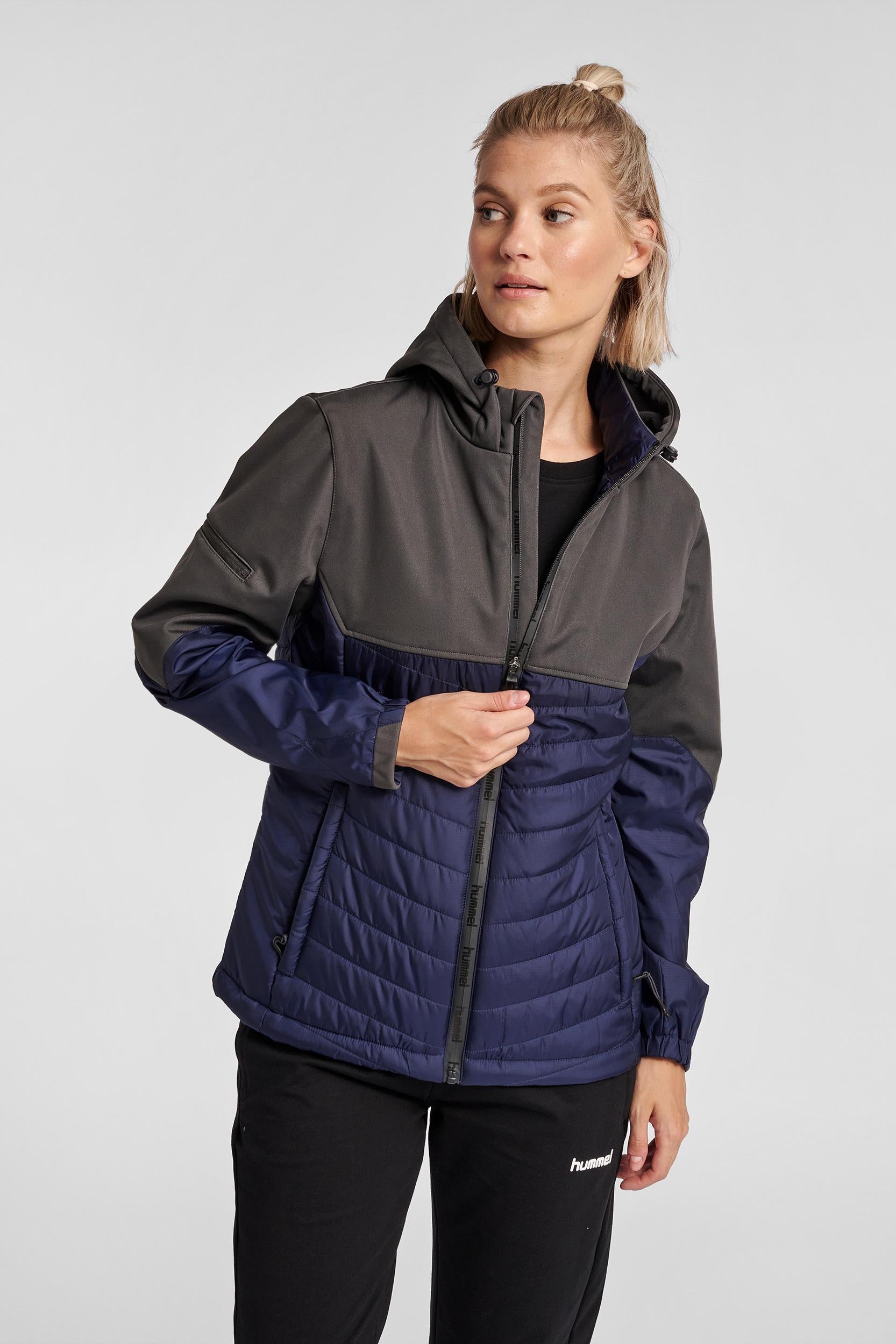 HUMMEL - Hmlnorth Hybrid Jacket Woman - Asphalt