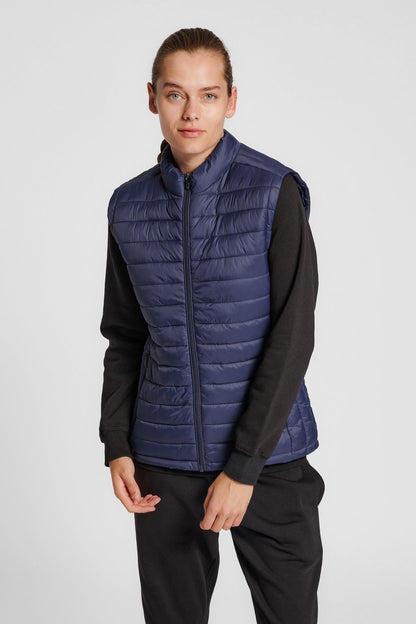 HUMMEL - Hmlred Quilted Waistcoat Woman - Marine