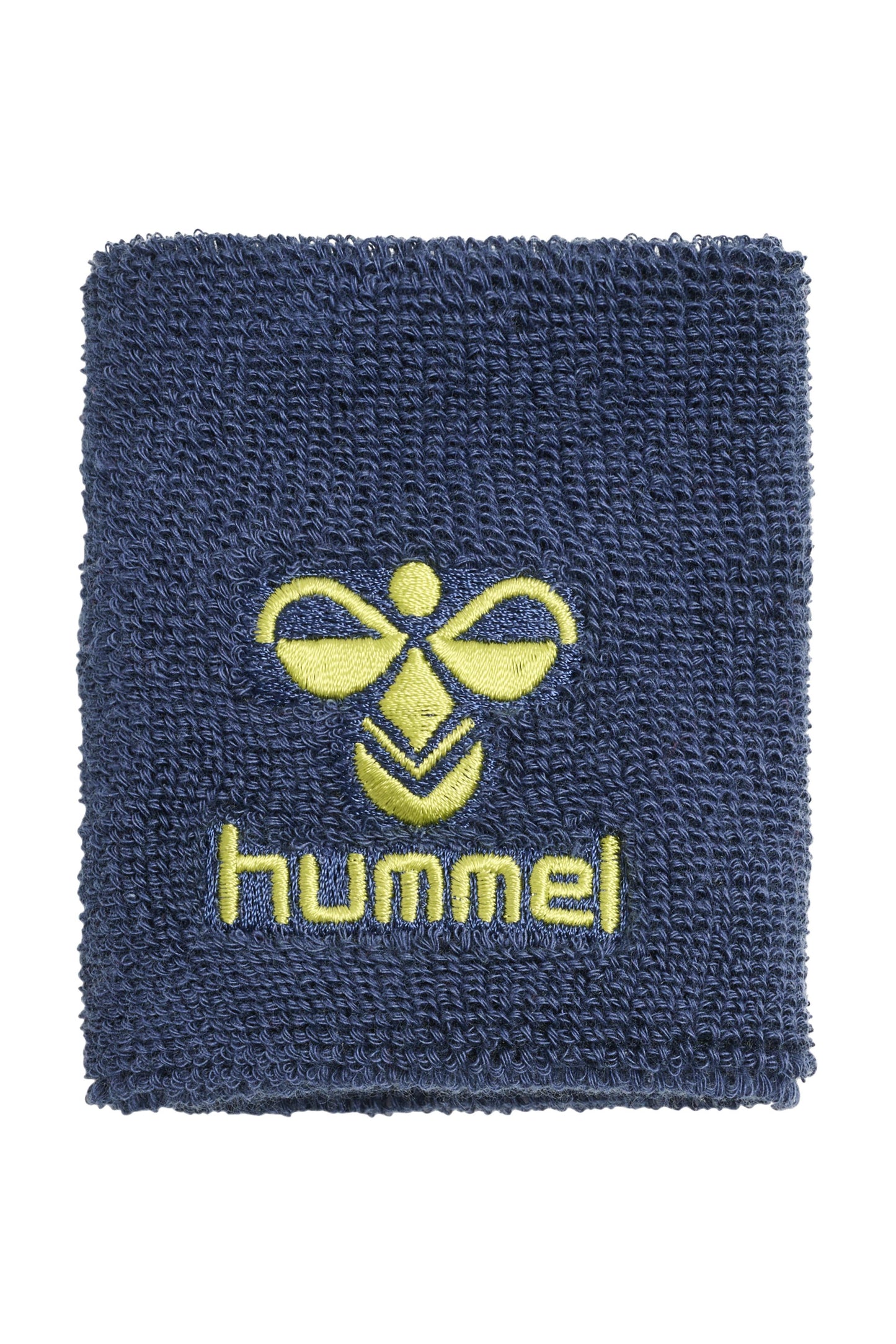 HUMMEL - Old School Small Wristband - Dark Denim/lime Punch