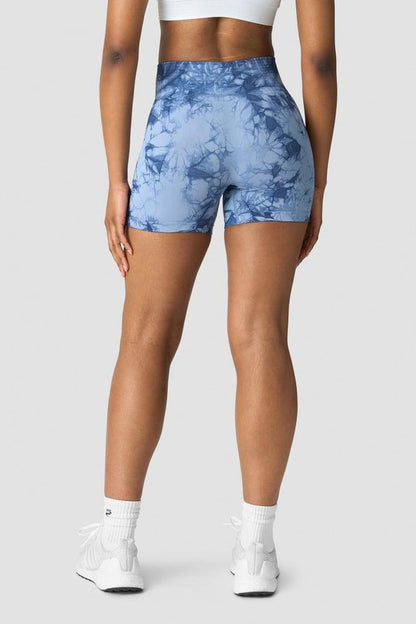 ICANIWILL - Define Seamless Tie Dye Shorts - Urban Blue