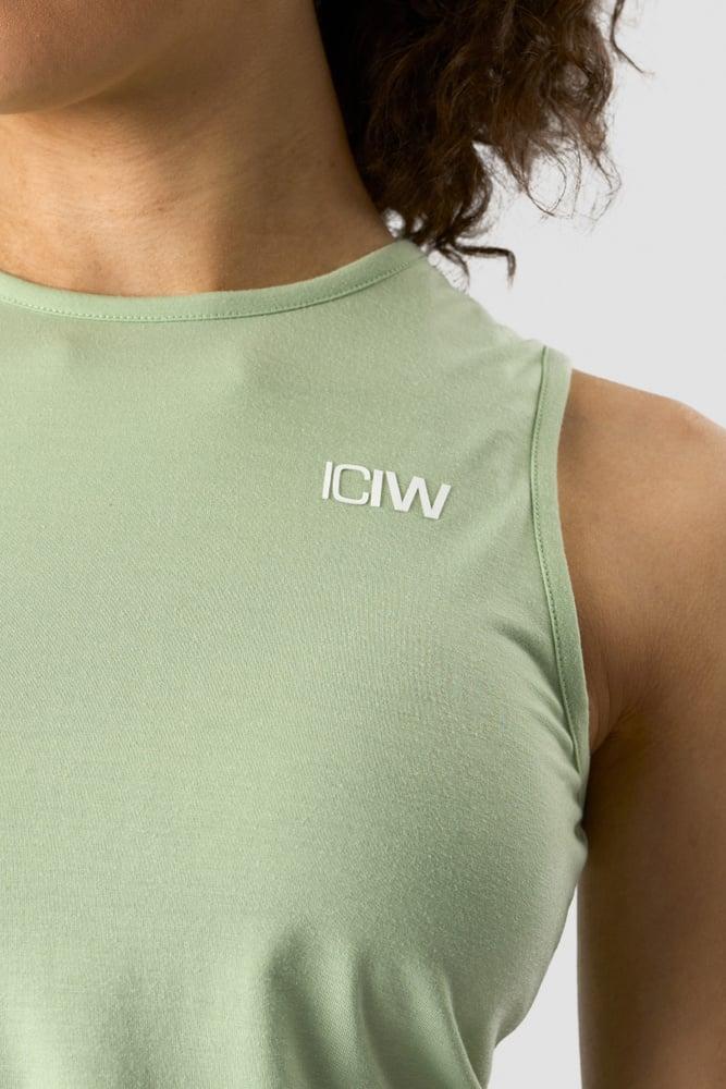 ICANIWILL - Empowering Open Back Tank - Spring Green