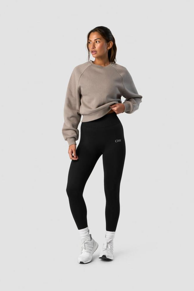 ICANIWILL - Everyday Cropped Crewneck - Greige