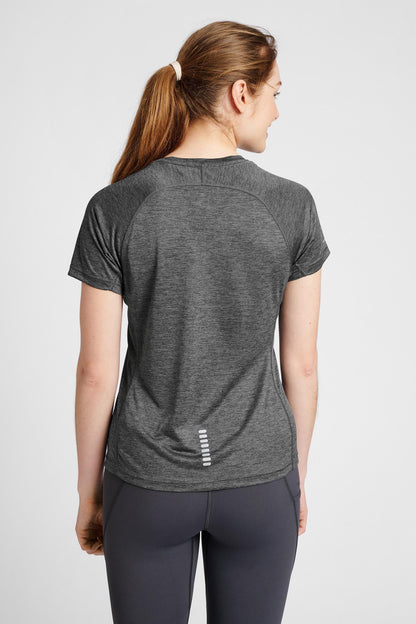 NEWLINE - Women Running T-shirt S/s - Forged Iron Melange