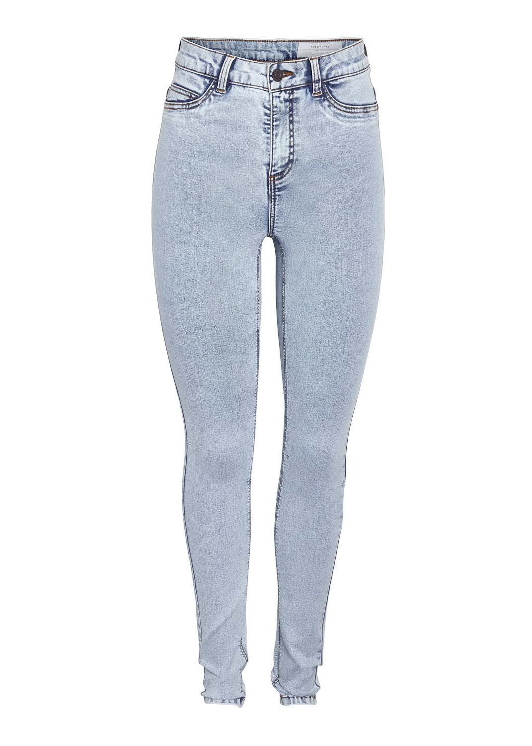 Callie Skinny Jeans - Washed Ultra Light Blue - for kvinde - NOISY MAY - Jeans