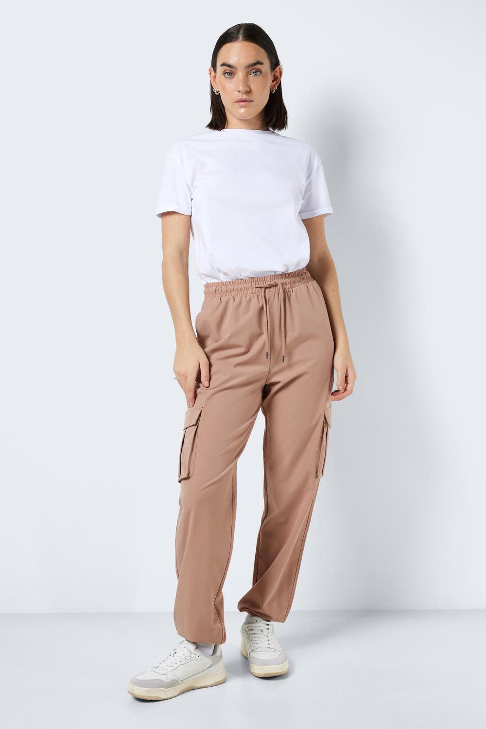 NOISY MAY - Kirby Hw Cargo Pants Wvn - Brown