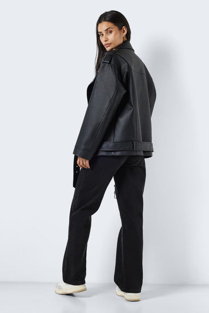 NOISY MAY - Paulina Oversize Biker Jacket - Black