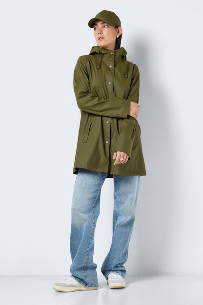 NOISY MAY - Sky L/s A-line Raincoat - Green