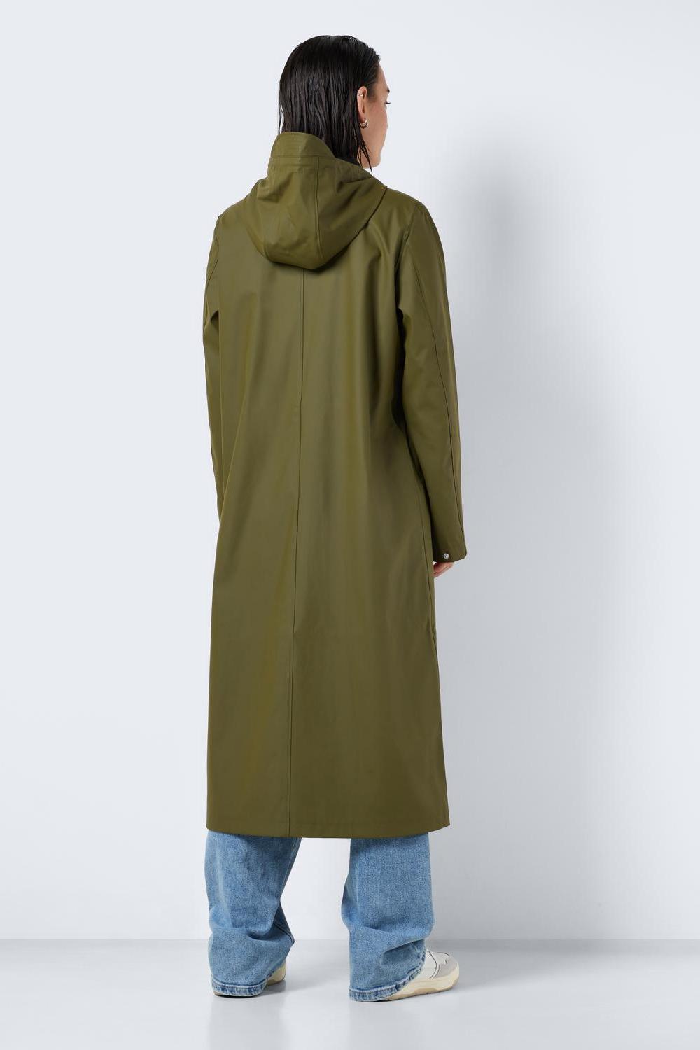 NOISY MAY - Sky L/s X-long A-line Raincoat - Green