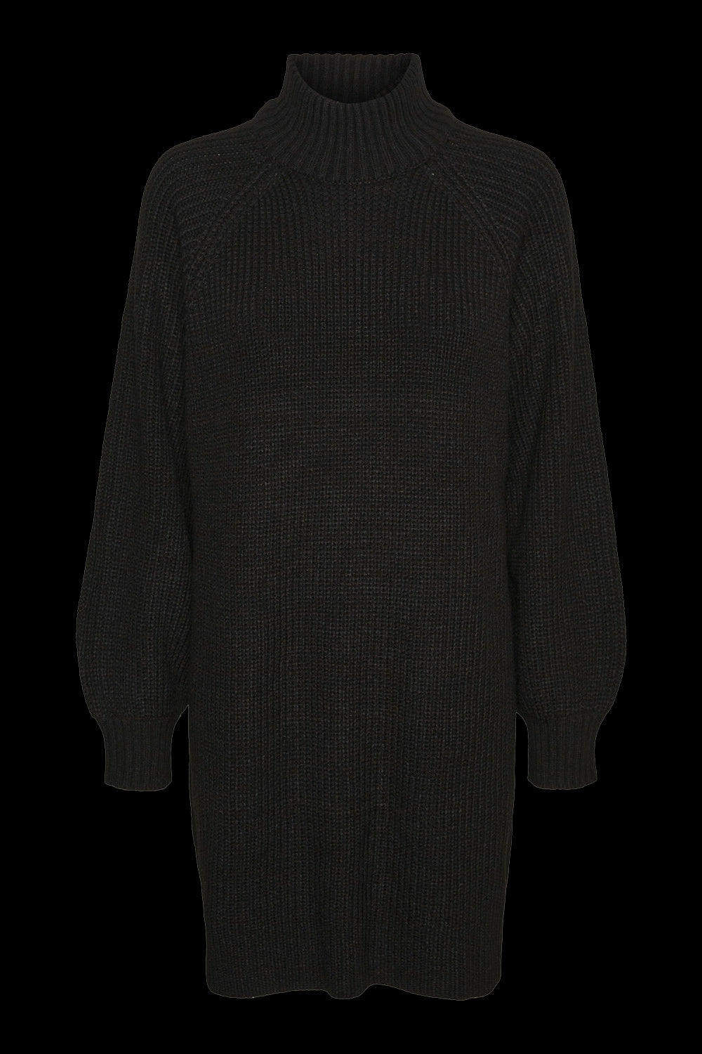 NOISY MAY - Timmy L/s Knit Dress - Black