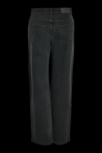 NOISY MAY - Yolanda Nw Wide Jeans Black - Black