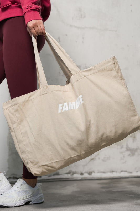 Stor Tote Bag - for kvinde - FAMME - Tilbehør