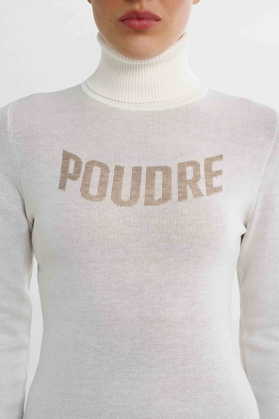 Poudre skigebreide trui
