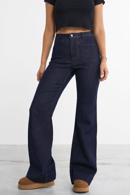 Retro flared jeans