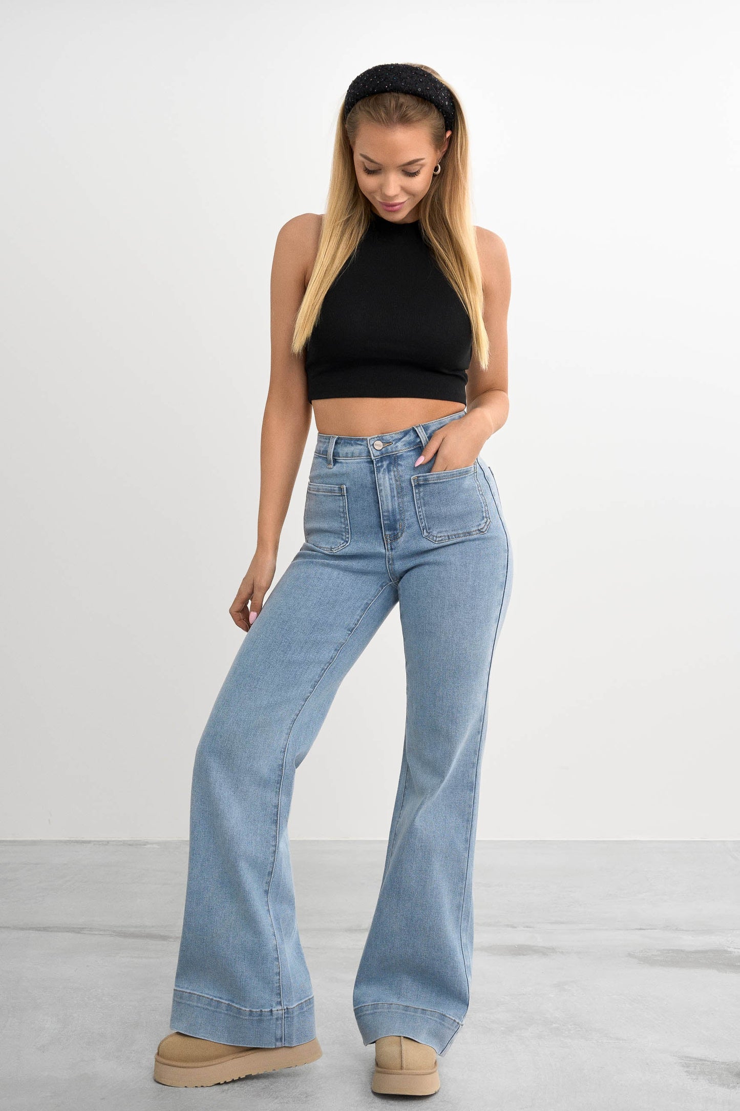 Retro flared jeans