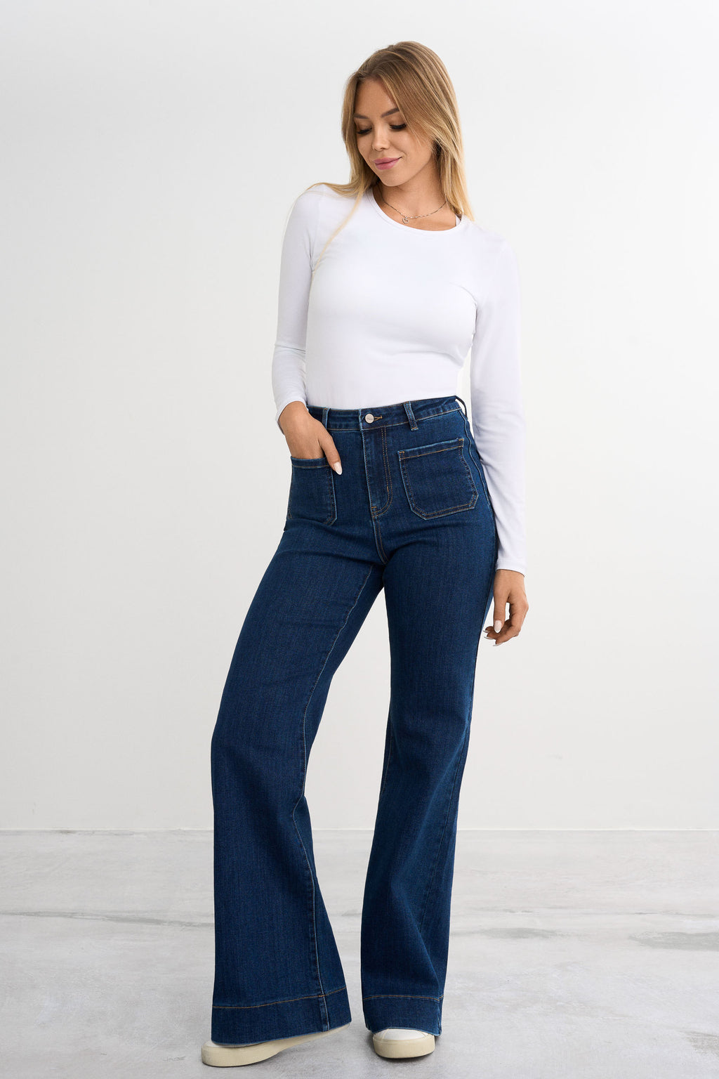 Retro flared jeans