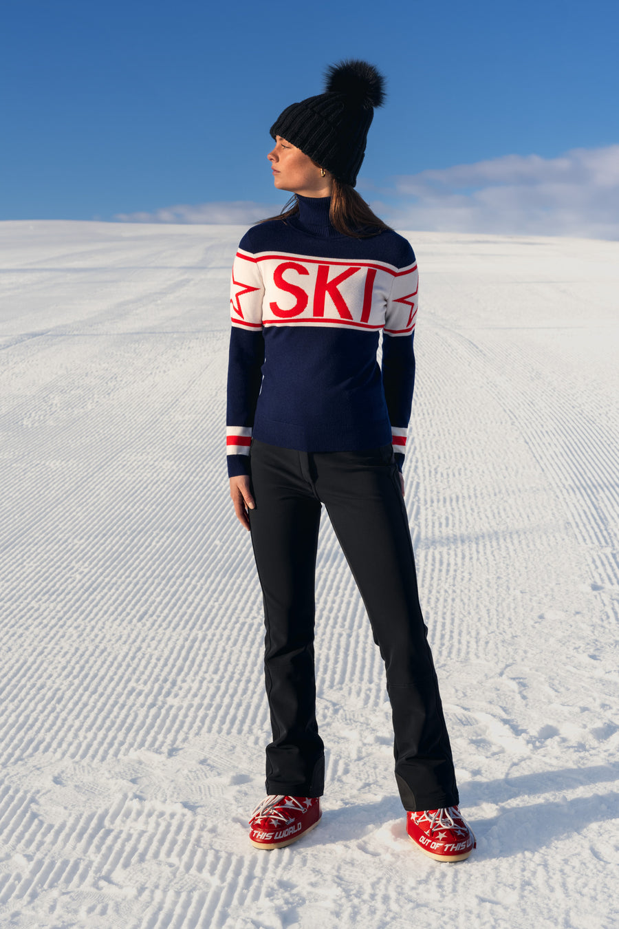 SKI Sweater · Blue/Red