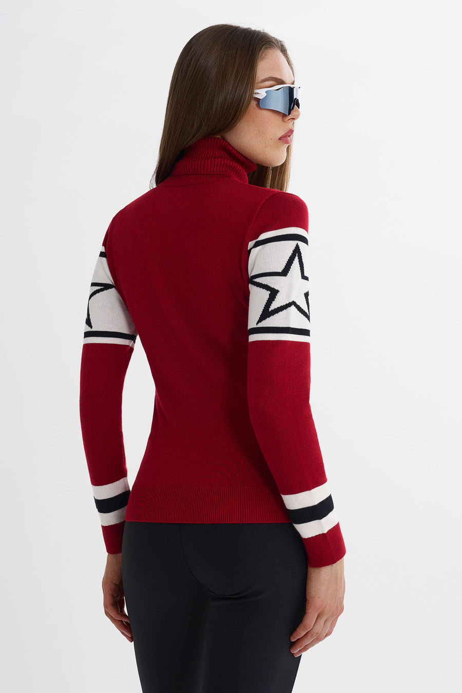 SKI Sweater · Rood/Wit/Zwart