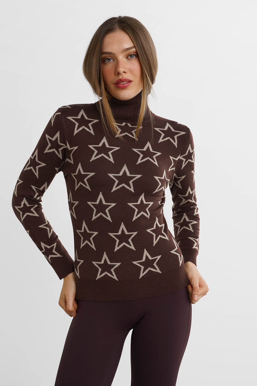 Skistar Sweater · Brown/Beige