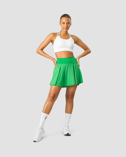 smash 2-in-1 skirt bright green