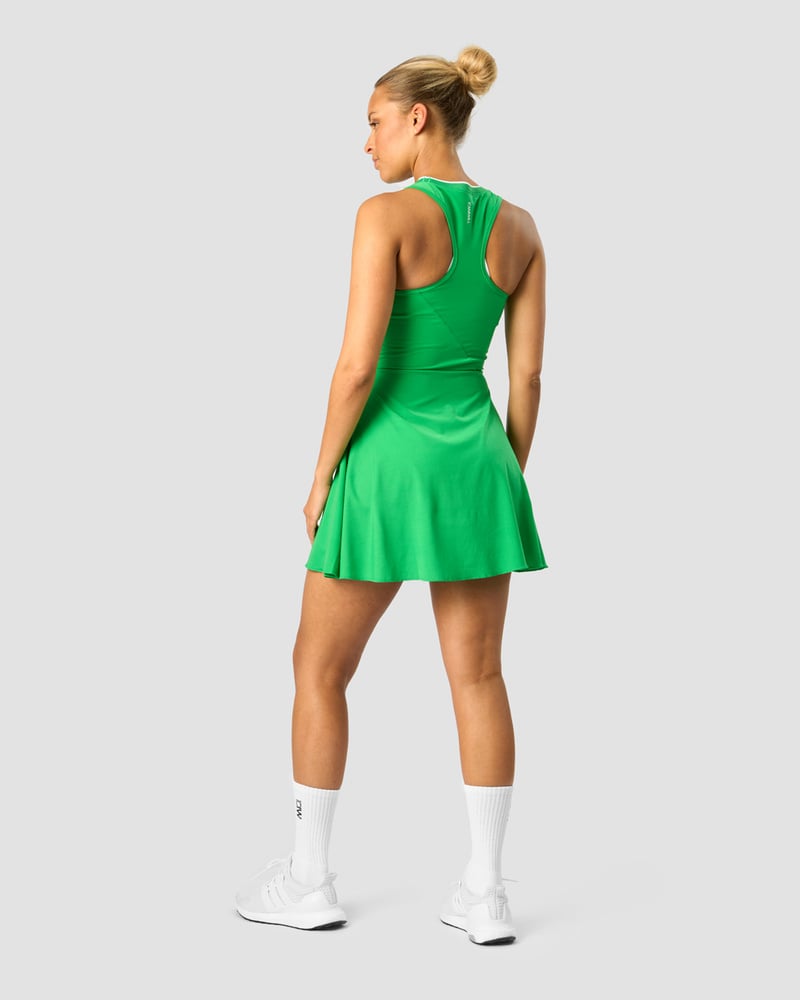 smash dress bright green