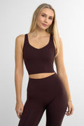 Softy Crop Top - for dame - Famme - Sports Bra