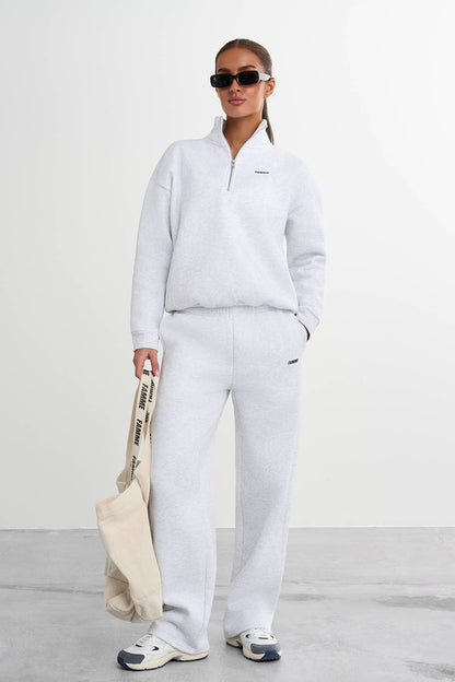 Sweatpants met rechte pijpen