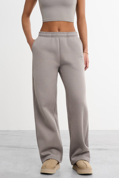 Sweatpants met rechte pijpen