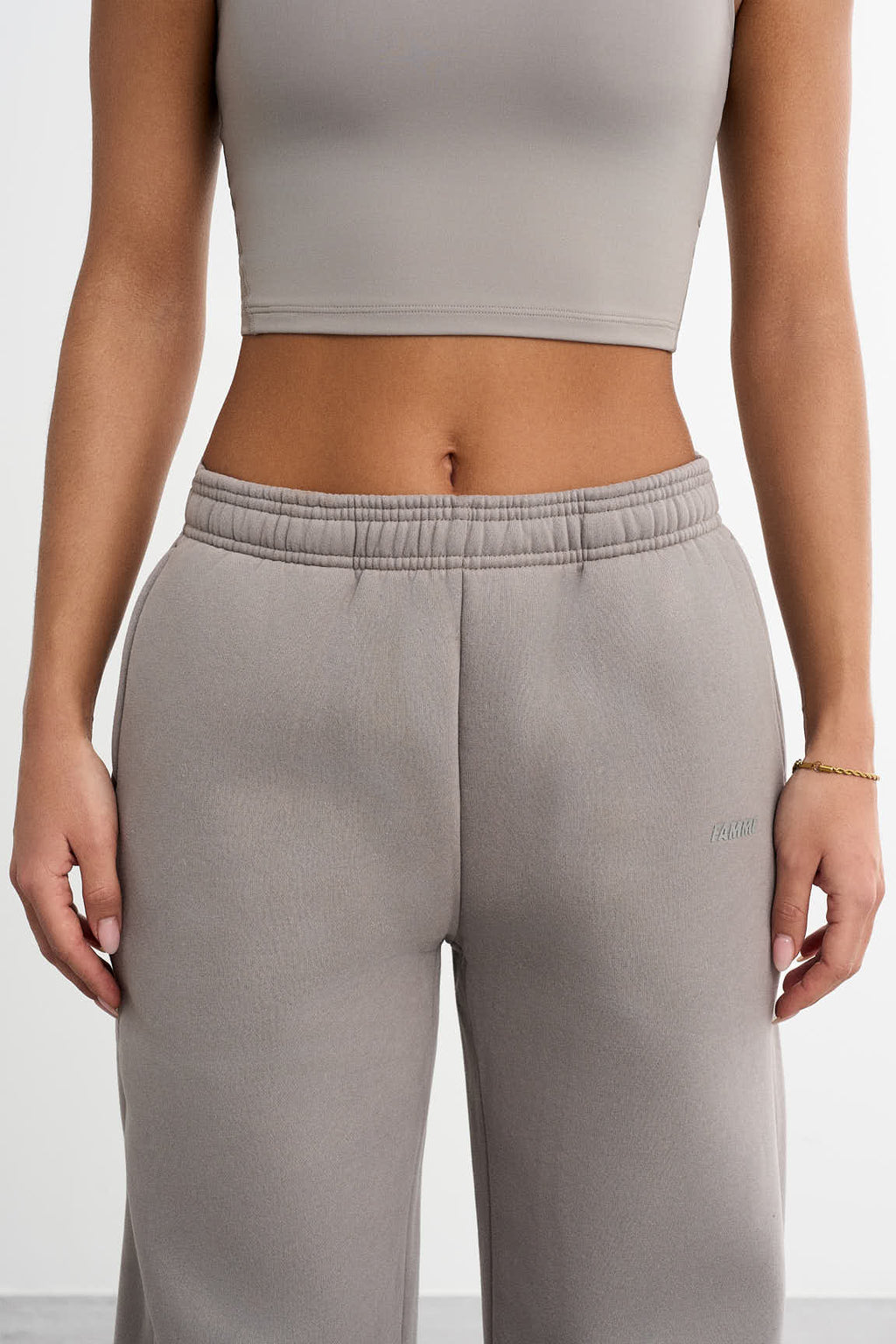 Sweatpants met rechte pijpen