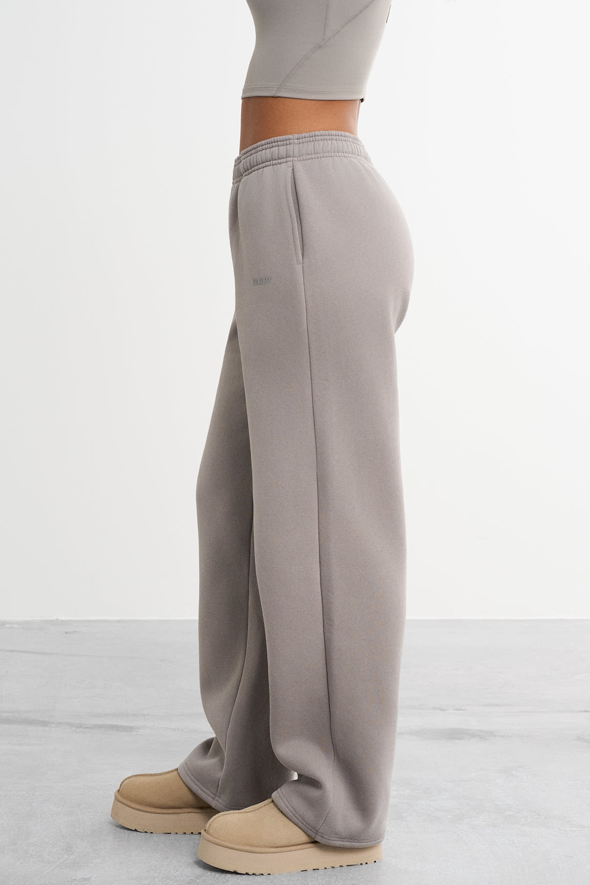Sweatpants met rechte pijpen