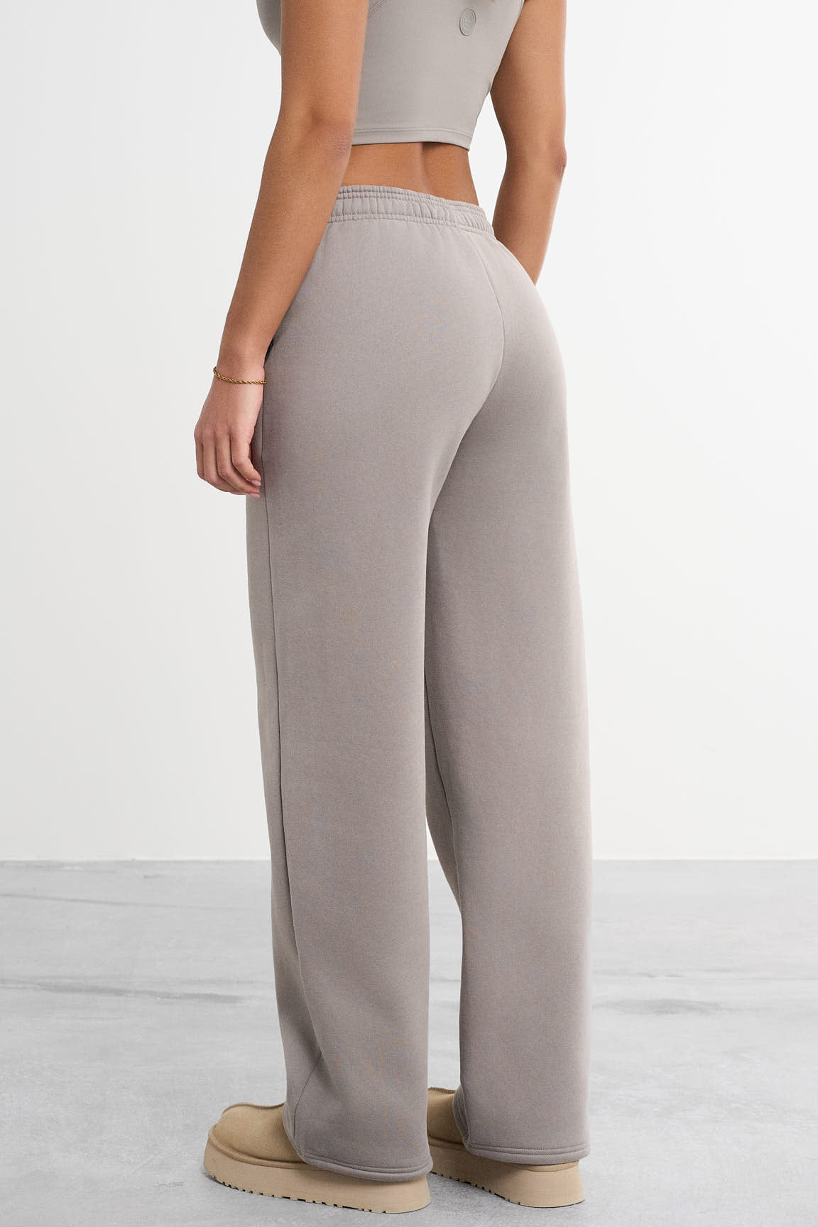 Sweatpants met rechte pijpen